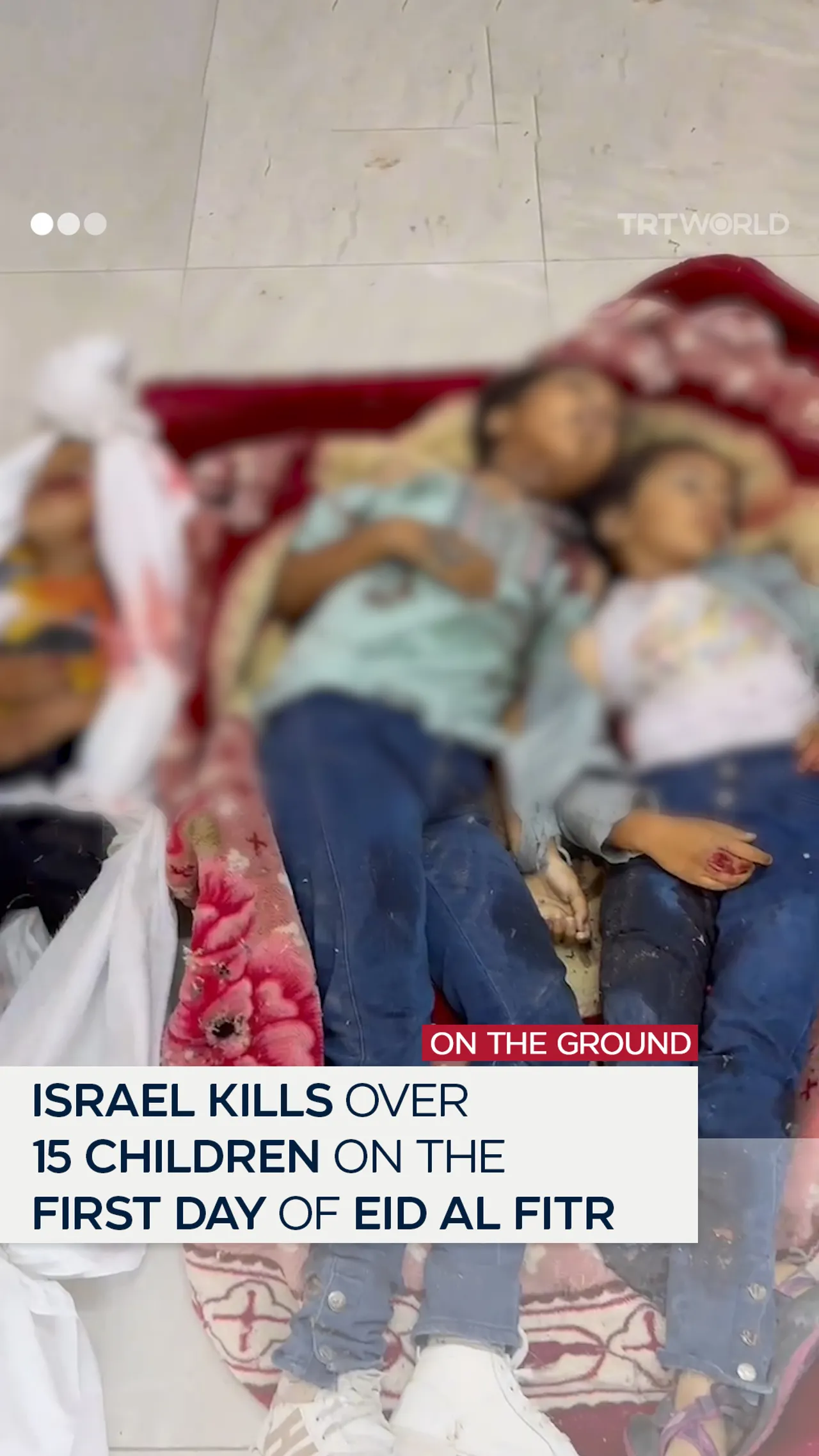 Israeli air strike kills at least 15 children in Gaza on first day of Eid al Fitr